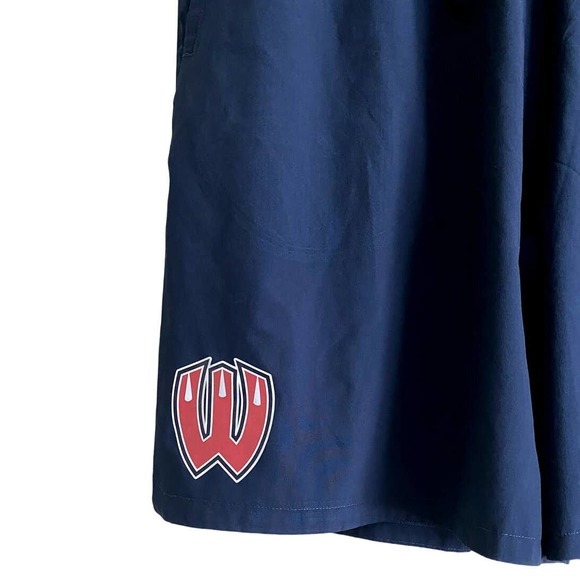 NIke Dri-Fit Navy Blue Mens Active Shorts-Polyester-Size XL-EUC‎ - Picture 3 of 6